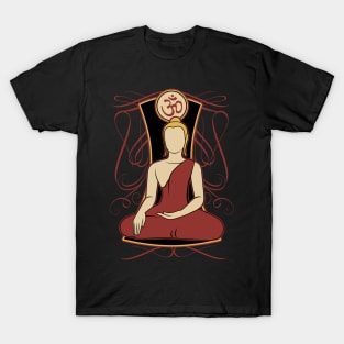 Buddha Bhumisparsha Buddhist Aum T-Shirt